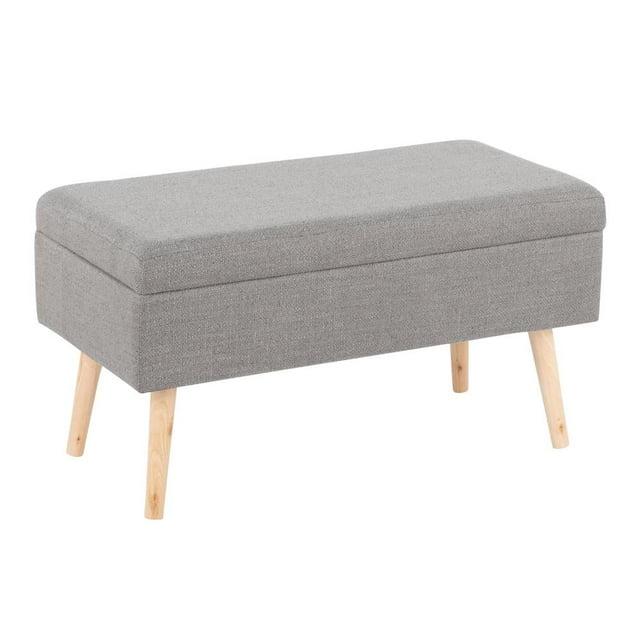 Mercury Row® Beyers Fabric Upholstered Storage Bench