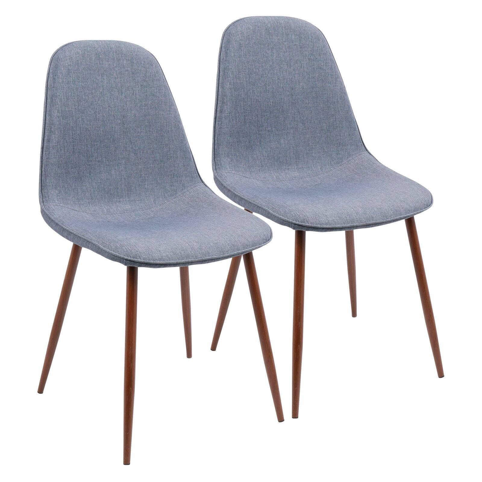 Set of 2 Pebble Mid-Century Modern Dining Accent Chairs - LumiSource