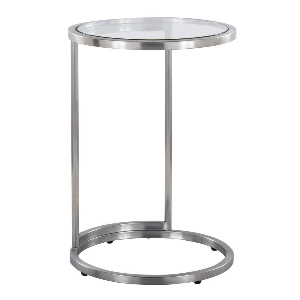 LumiSource Round Zenn End Table