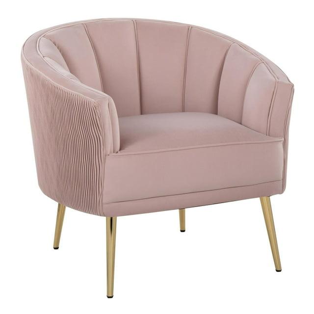 Tania Pleated Waves Accent Chair - Lumisource