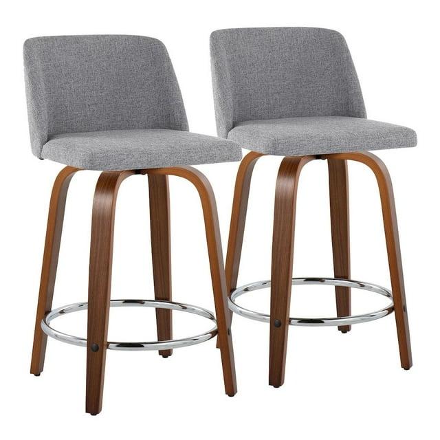 Swivel Upholstered Counter Stool