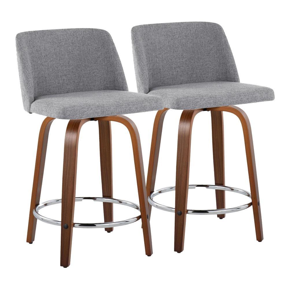 Swivel Upholstered Counter Stool