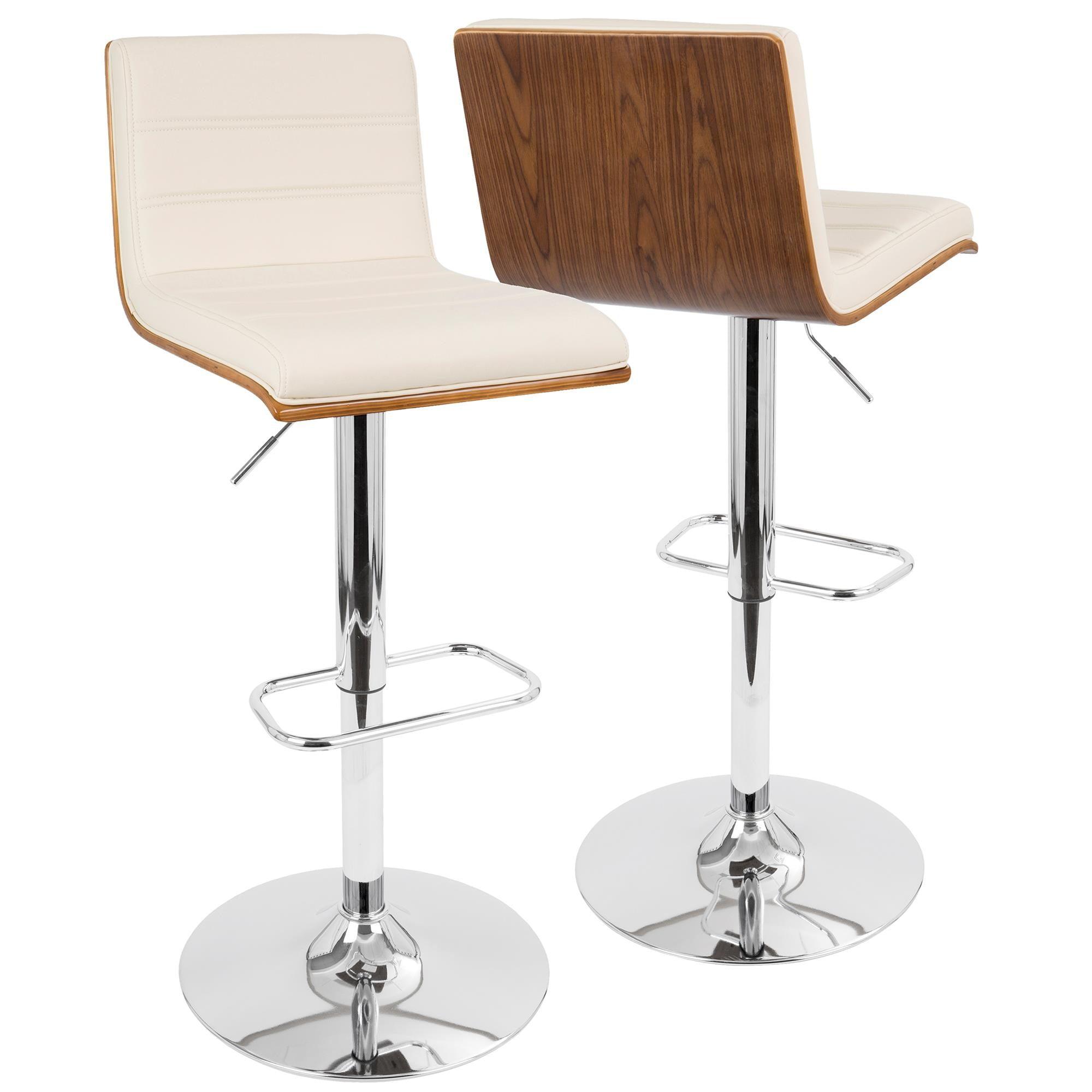 Vasari Swivel Adjustable Height Bar Stool