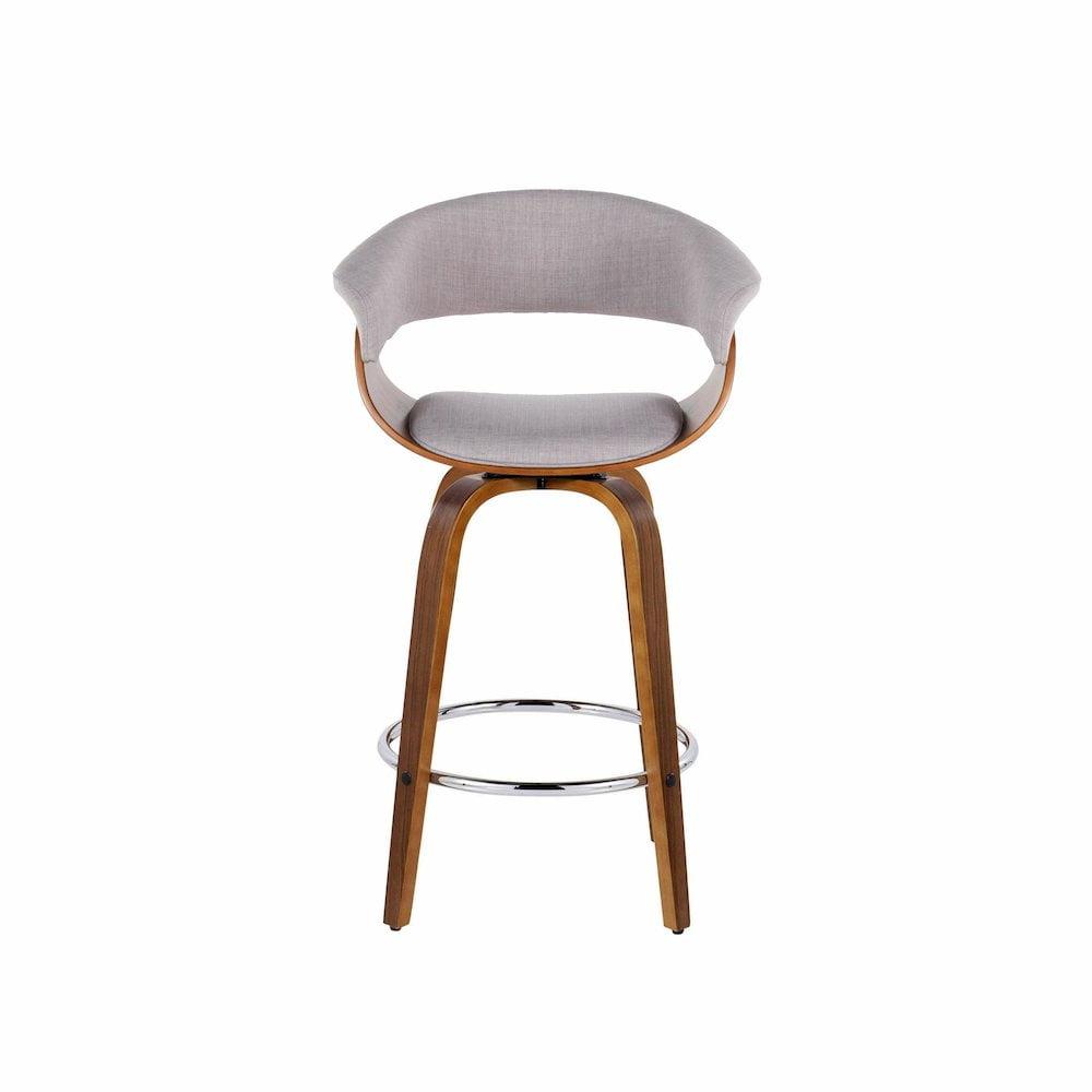 Vintage Mod Fixed-Height Counter Stool - Set Of 2