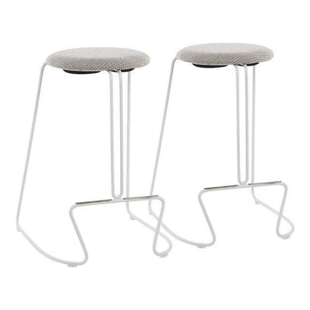 Premo Upholstered Counter Stool with Metal Frame