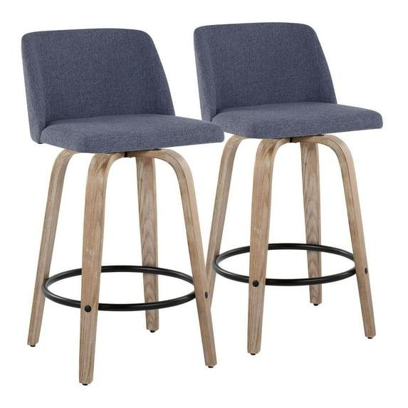 Toriano Swivel Upholstered Counter Stool
