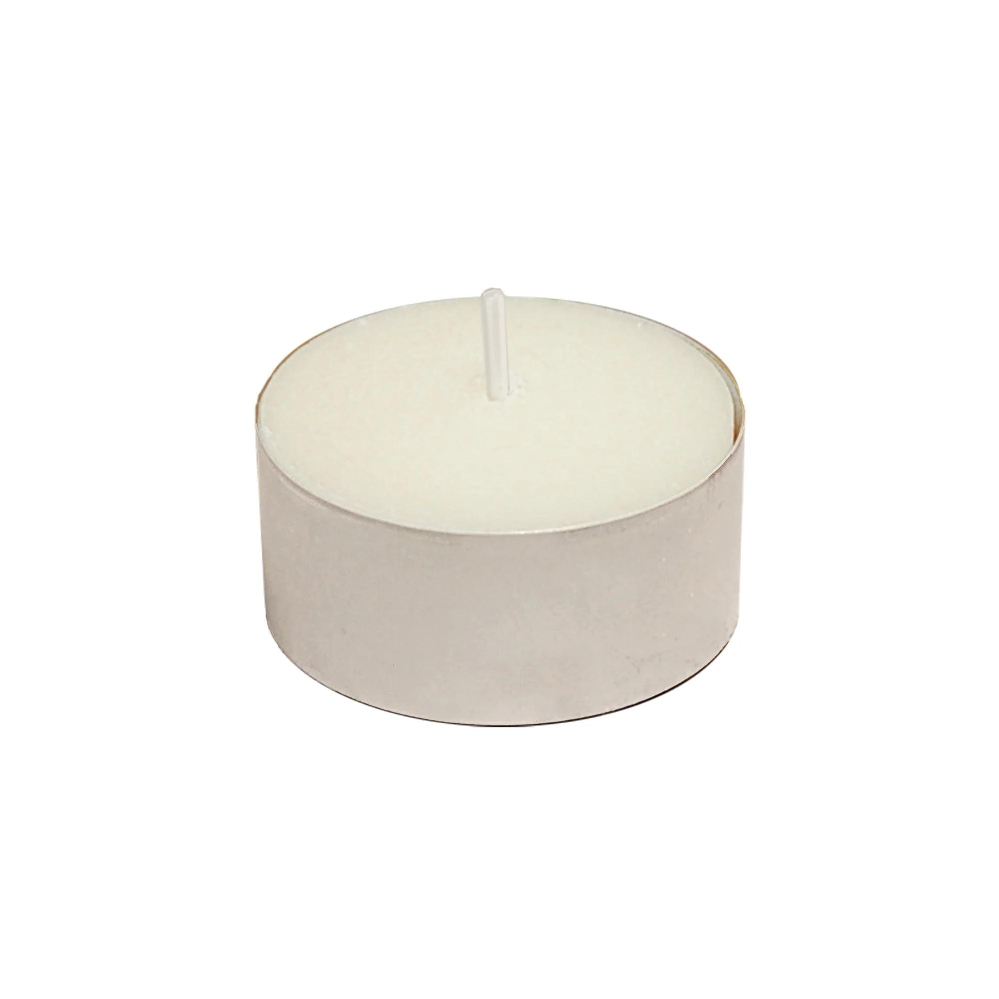 LumaBase Extended Burn Tea Light Candles - Set of 100