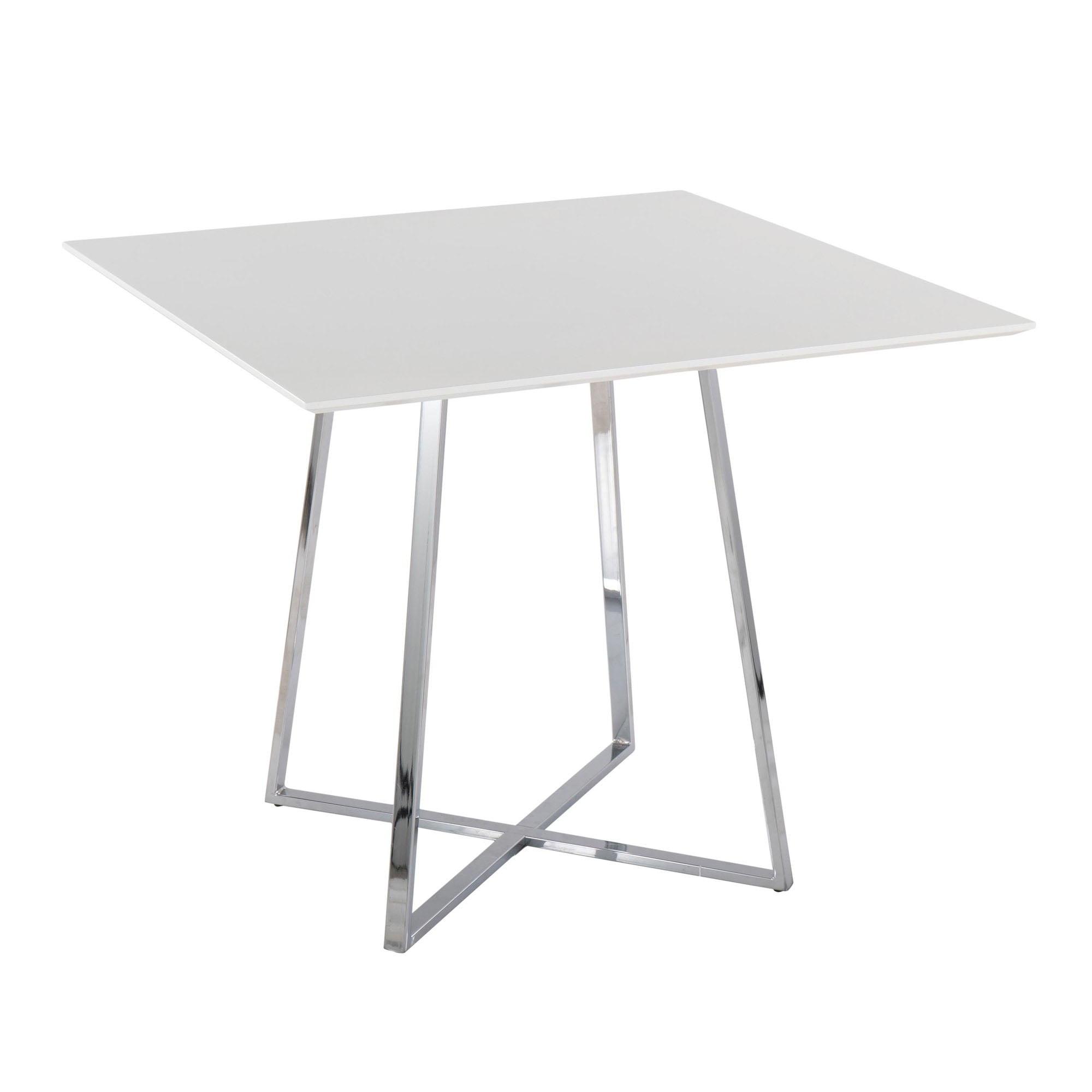 36" Cosmo Square Dining Table Glass - LumiSource