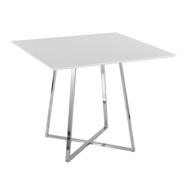 36" Cosmo Square Dining Table Glass - LumiSource
