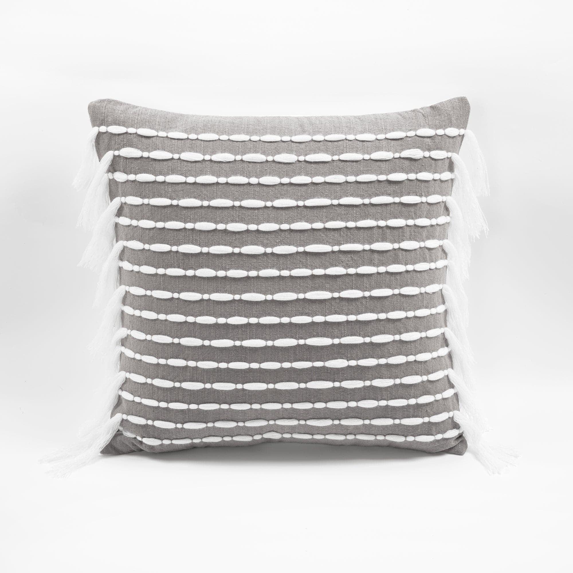 Lush Decor Cotton Striped 20'' Throw Pillow Cover