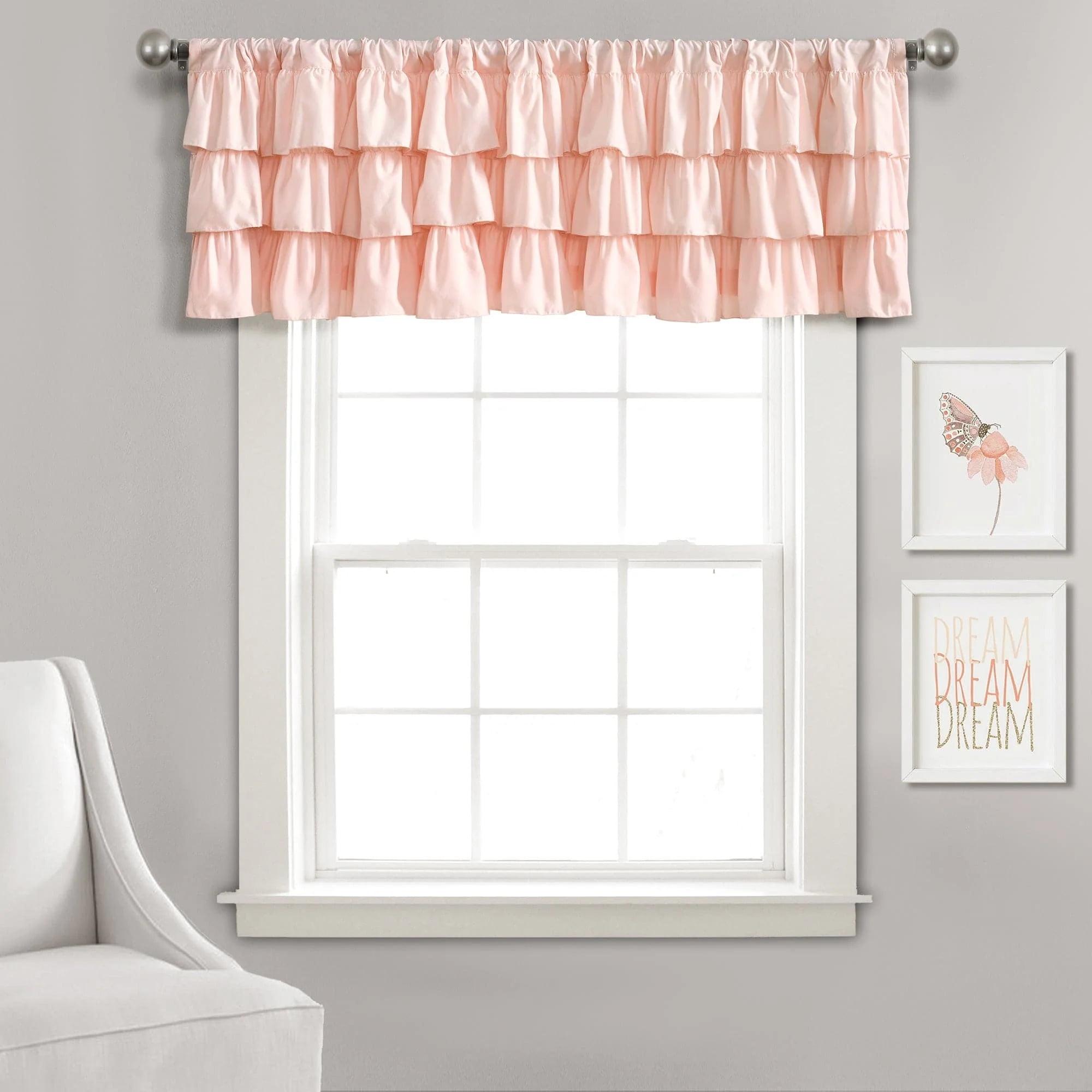 Lush Decor Belle Ruffled 84'' W Window Valance