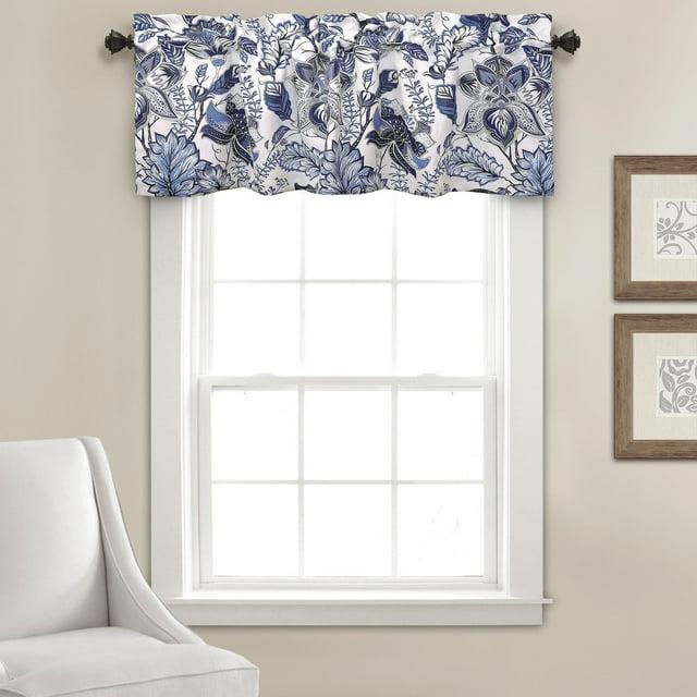 Lush Decor Cynthia Jacobean Floral Tailored 52'' W Window Valance in