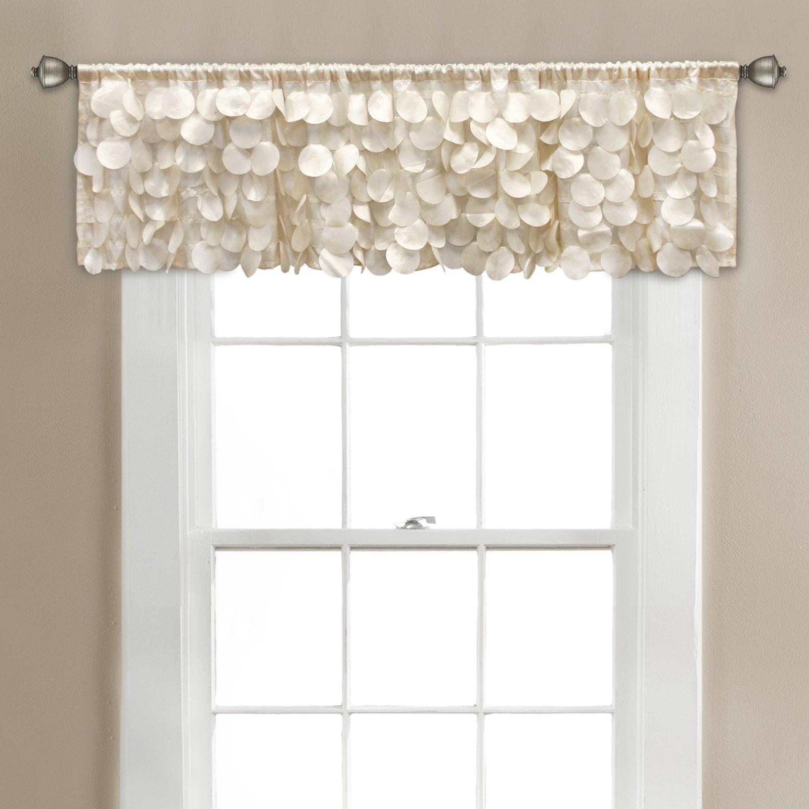 Lush Decor Gigi Scalloped Window Valance