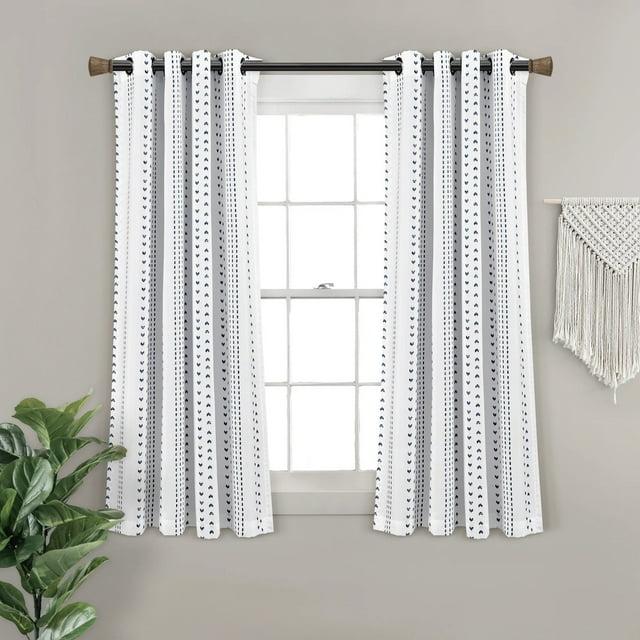 Lush Decor Semi-Sheer Curtain Panels (Set of 2)