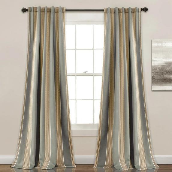 Lush Decor Julia Polyester Room Darkening Sliding Panel Pair (Set of 2)