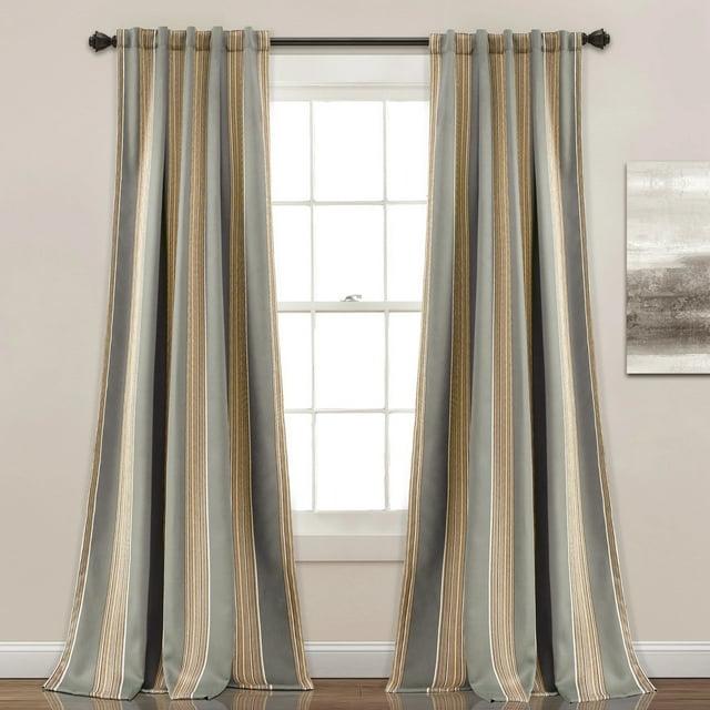 Lush Decor Julia Polyester Room Darkening Sliding Panel Pair (Set of 2)