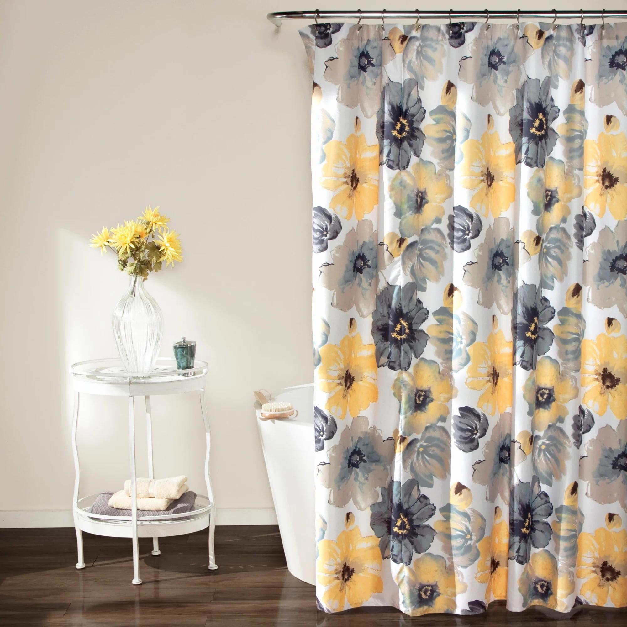 Lush Decor Floral Single Shower Curtain & Reviews | Wayfair