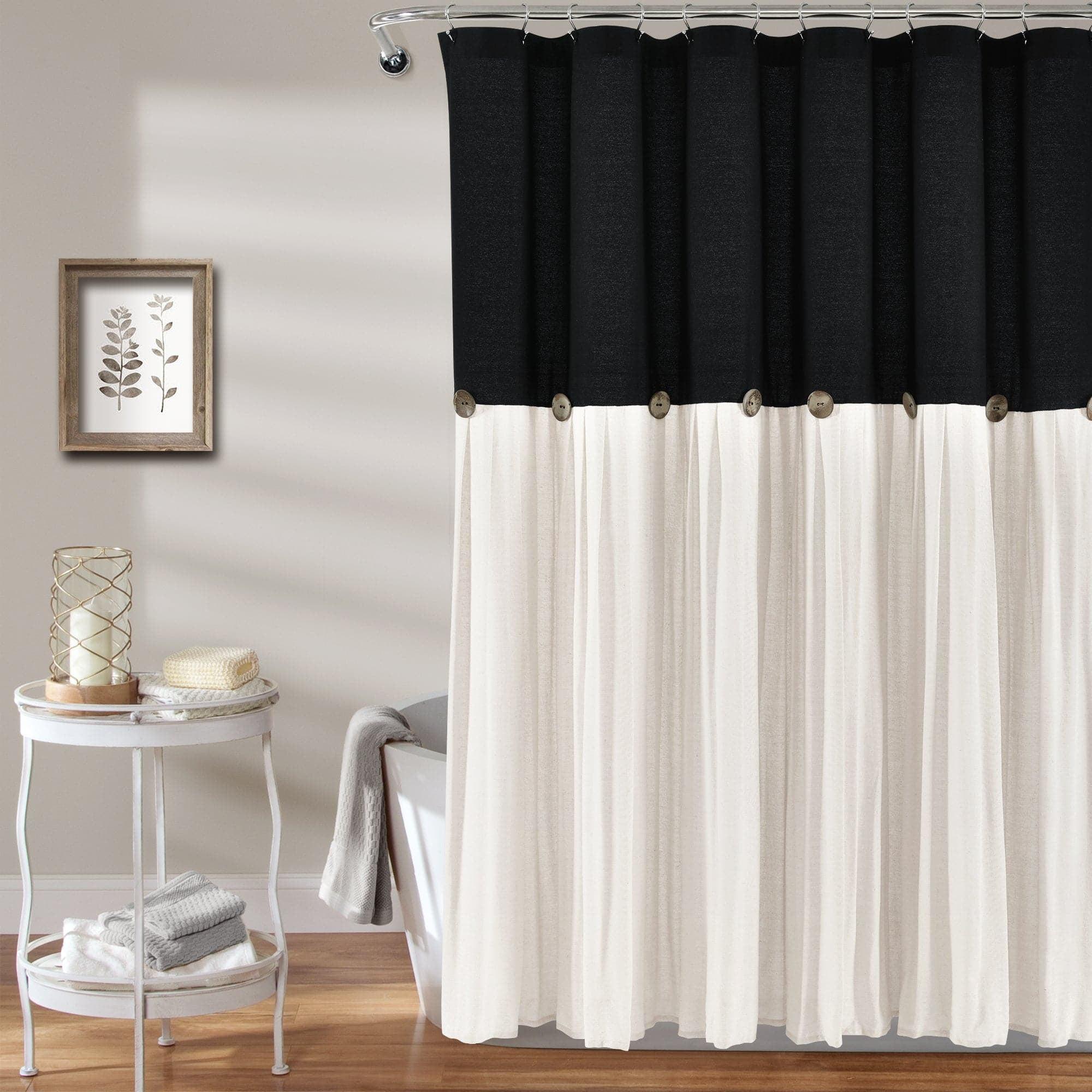 Lush Decor Beckham Shower Curtain