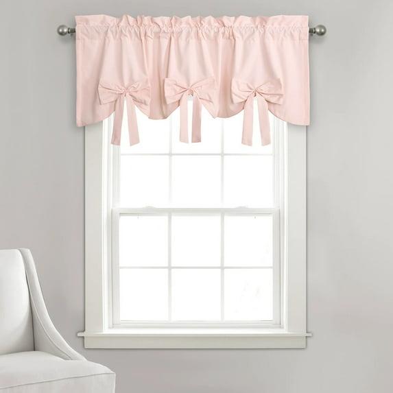 Lush Decor Melody Bow Scalloped 52'' W Window Valance