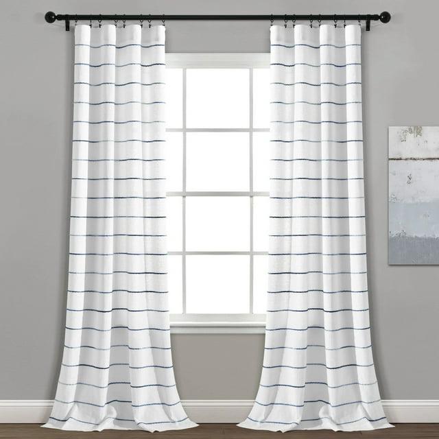 Lush Decor Reyna Semi Sheer Curtain Pair (Set of 2)