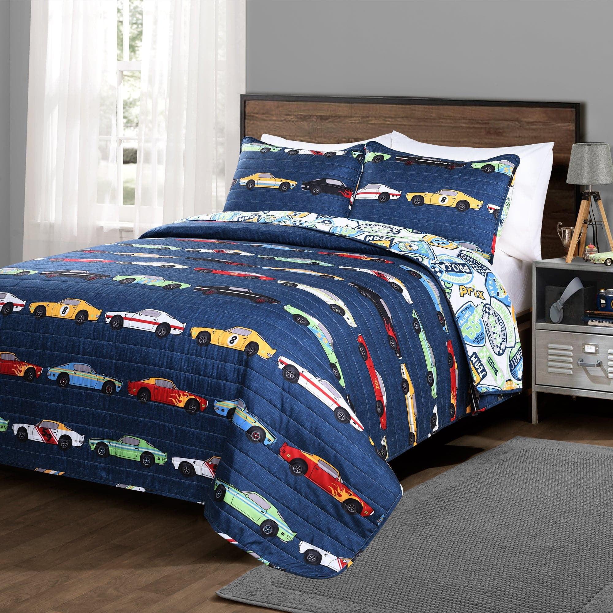 Race Cars 3 - Piece Quilt Set