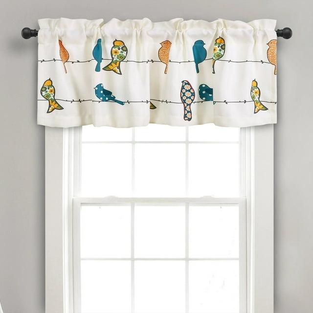 Torre & Tagus Rowley Birds Tailored 52'' W Window Valance