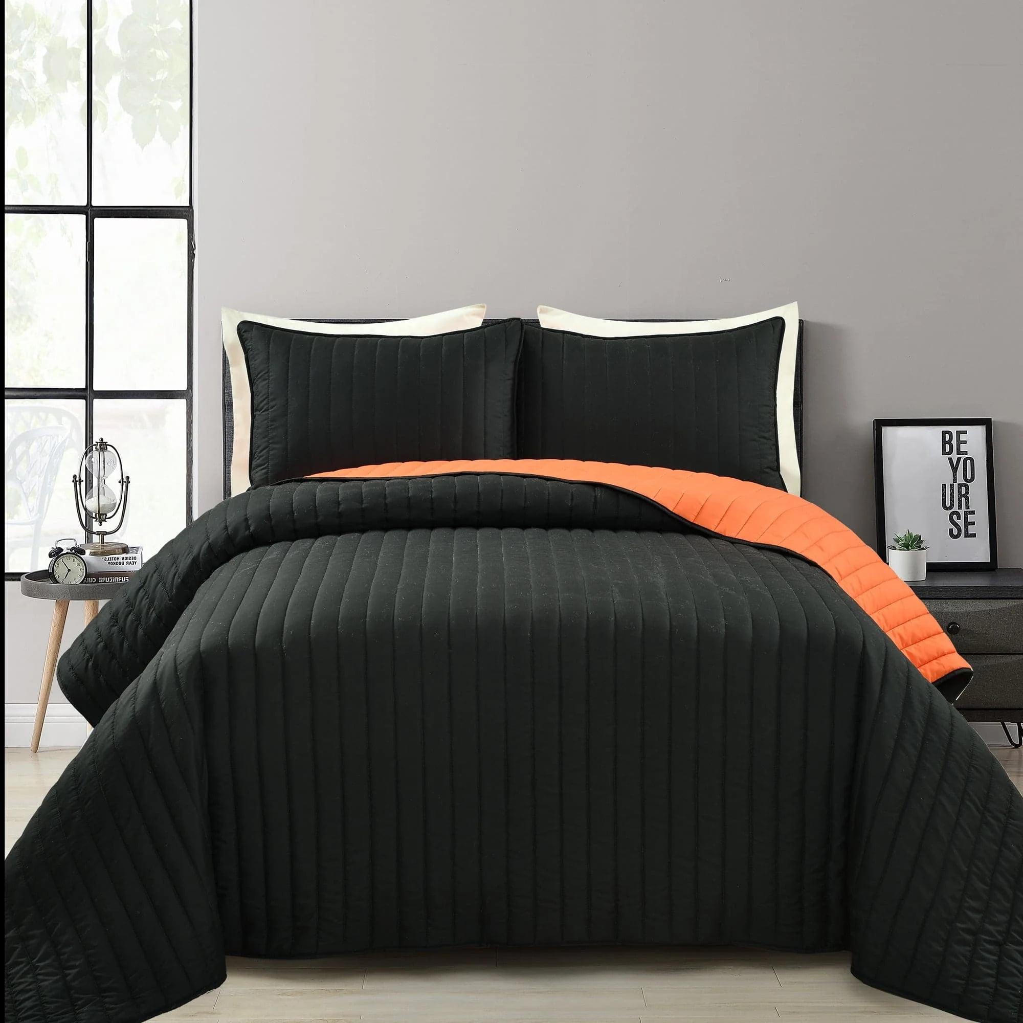 Soft Stripe Quilted/Coverlet - Lush Décor