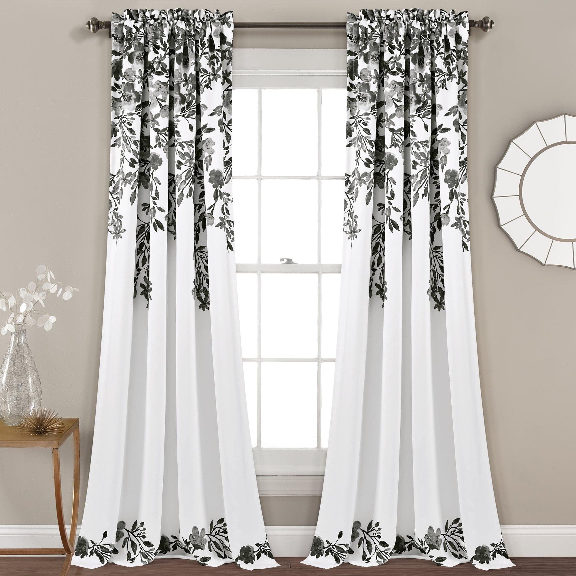 Polyester Light Filtering Curtain Pair