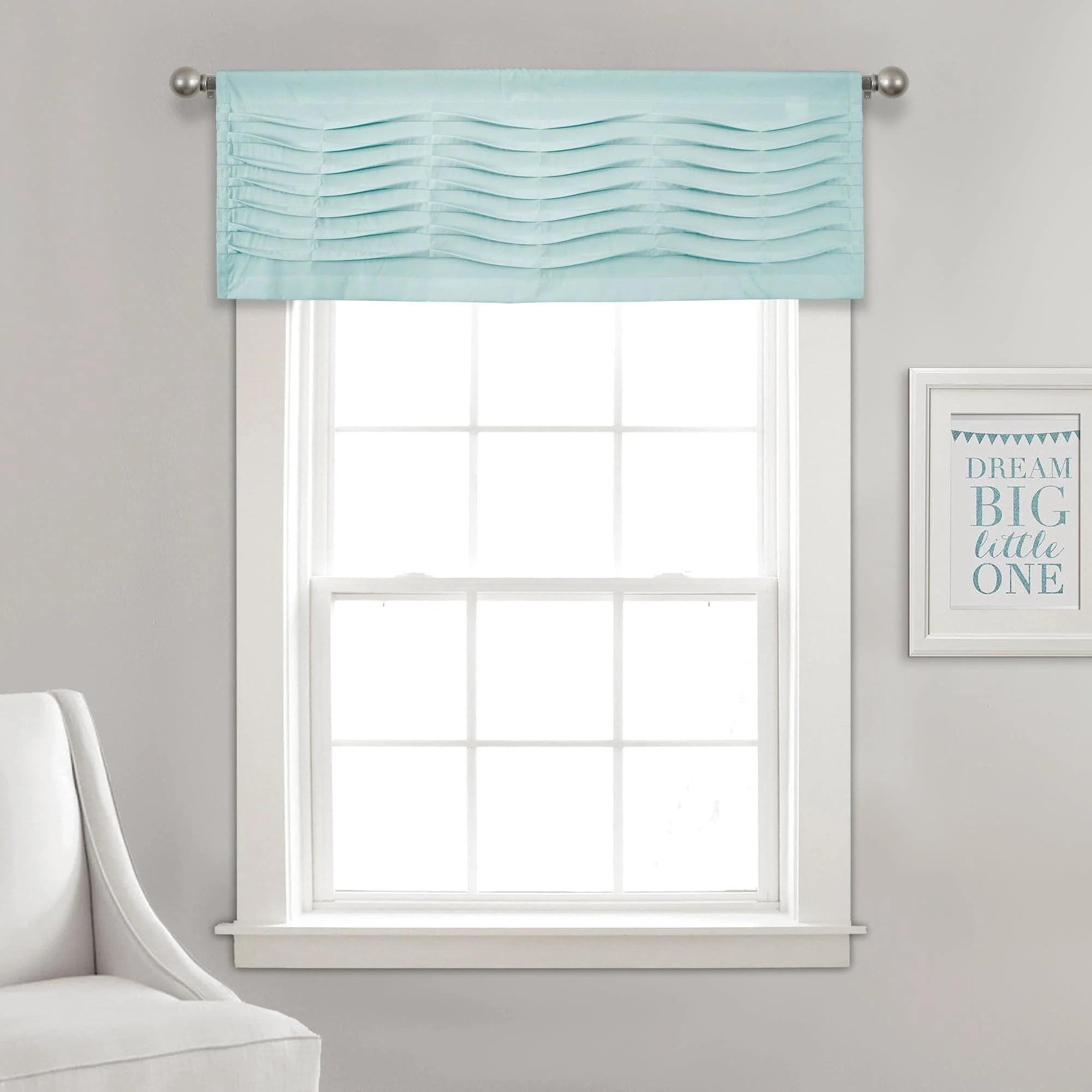 Glorbu Textured 52'' W Window Valance