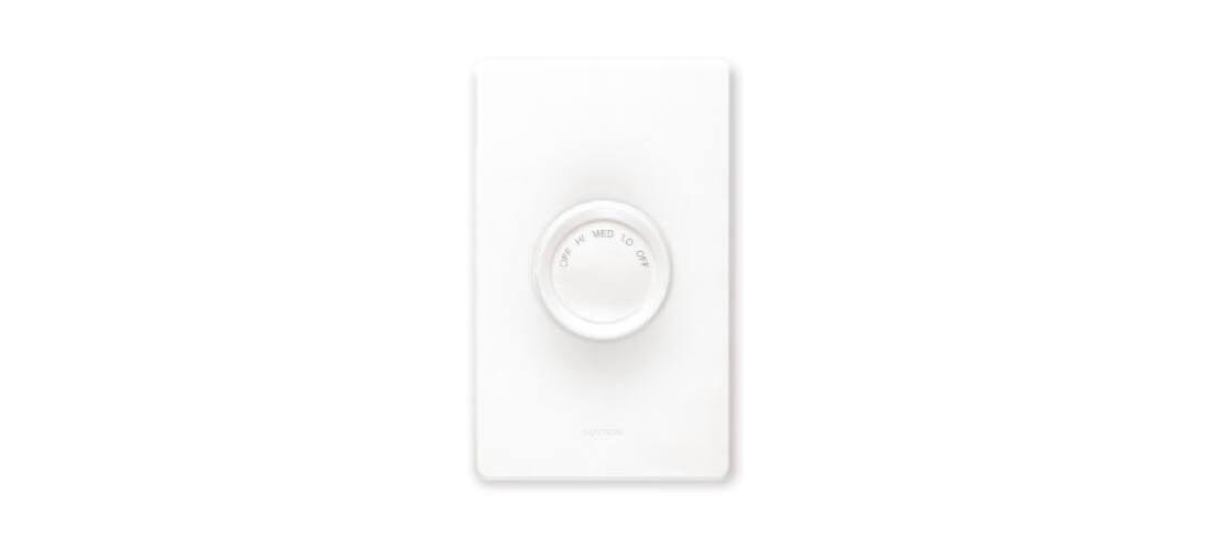 Lutron Rotary On/Off Fully Variable Ceiling Fan Wall Control