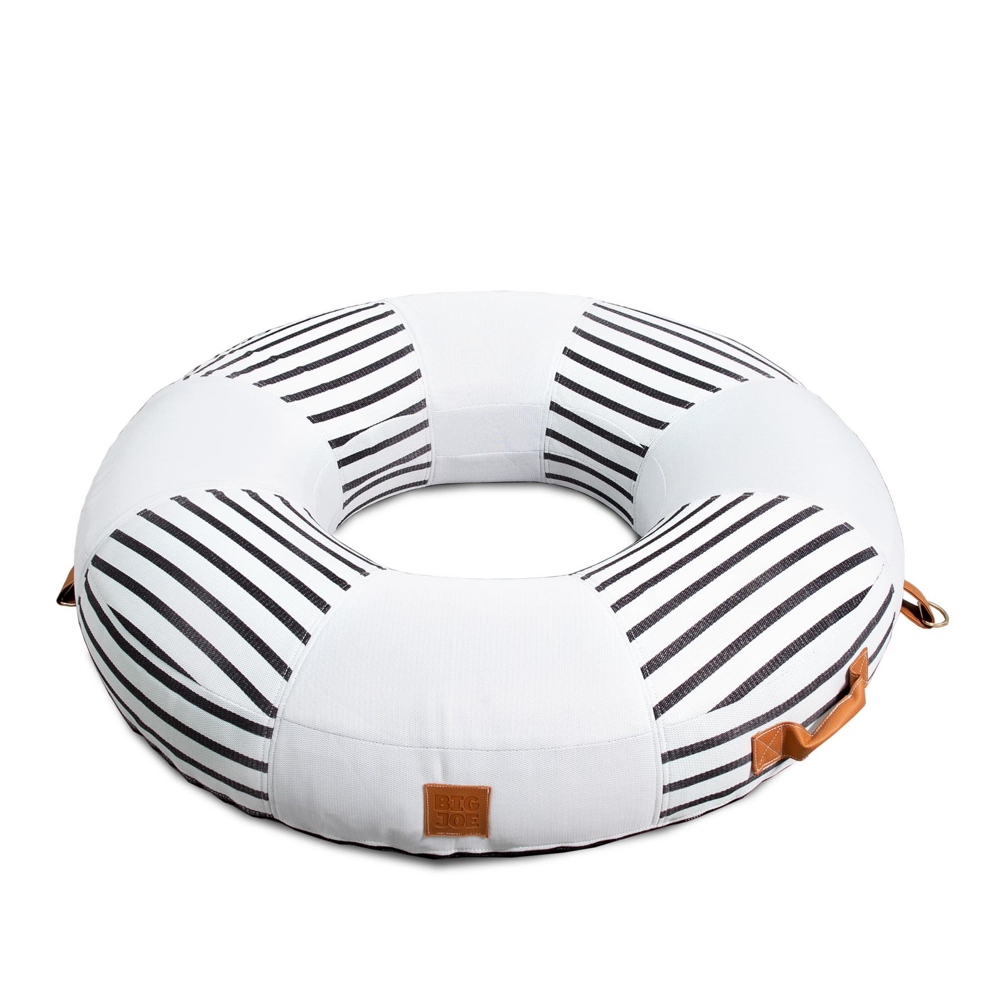 Big Joe Lux Ring Premium Pool Float, Cape Stripe, Durable UV Protected