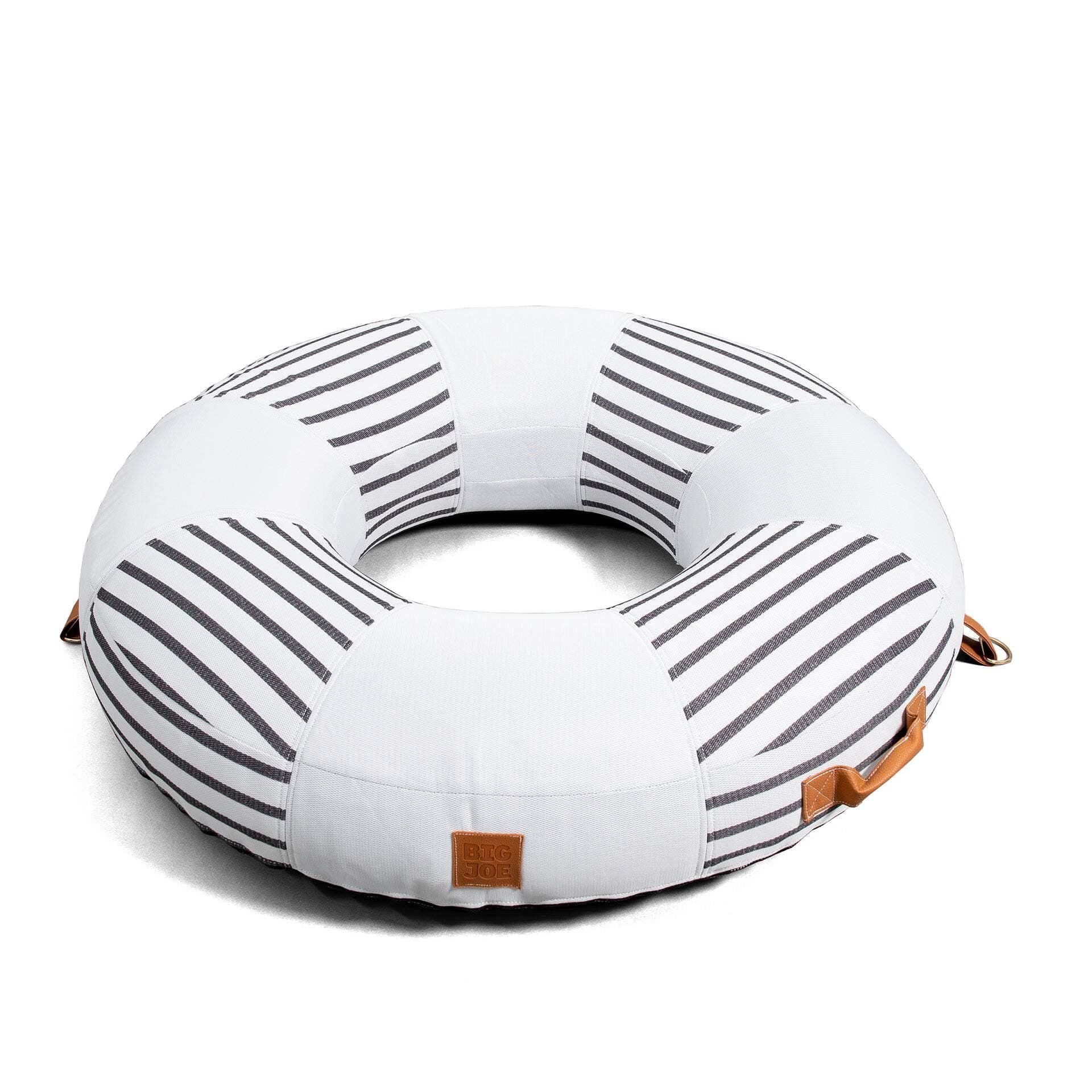 Big Joe Lux Ring Premium Pool Float, Cape Stripe, Durable UV Protected