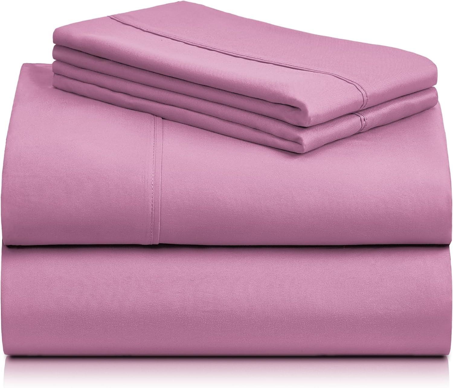 Rayon From Bamboo Solid Performance Sheet Set - Luxclub