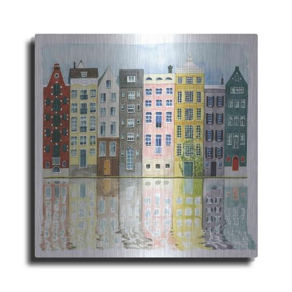 Trademark Fine Art - Grace Popp 'Neighborhood Ii' Canvas Art - 24x24