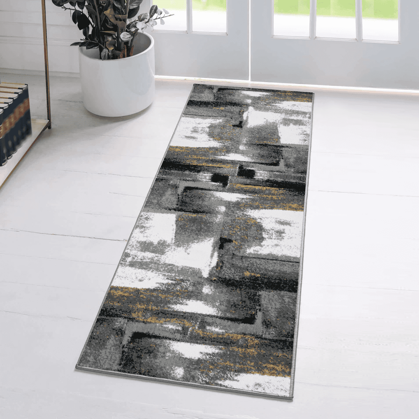 Luxe Weavers Contemporary Abstract Area Rug