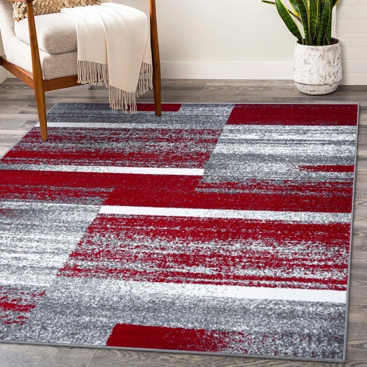 Luxe Weavers Abstract Geometric Rug