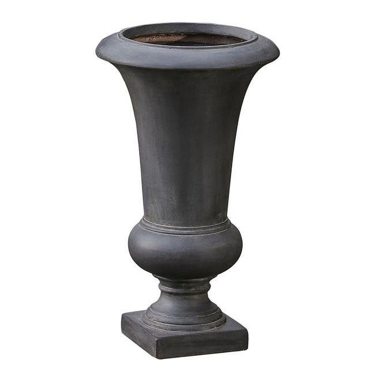 LuxenHome 22.75" H Slim MgO Urn Planter Gray