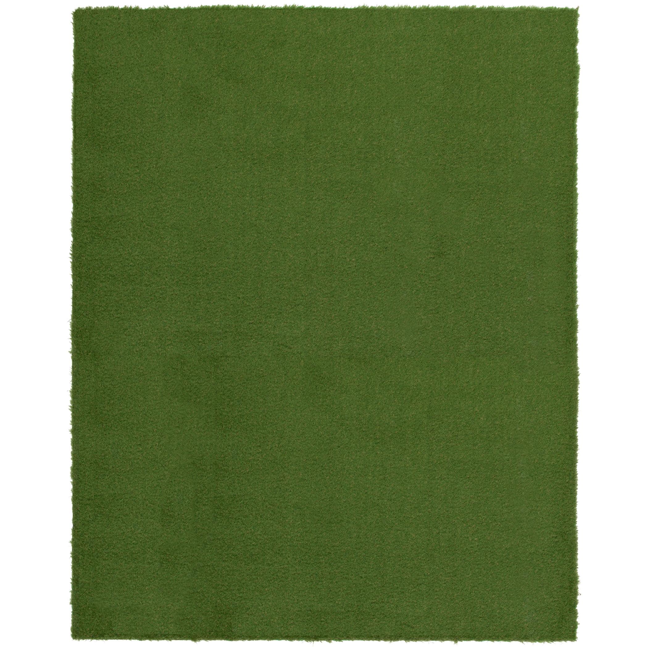 Luxeturf 8'x10' Green Synthetic Tufted Outdoor Rug