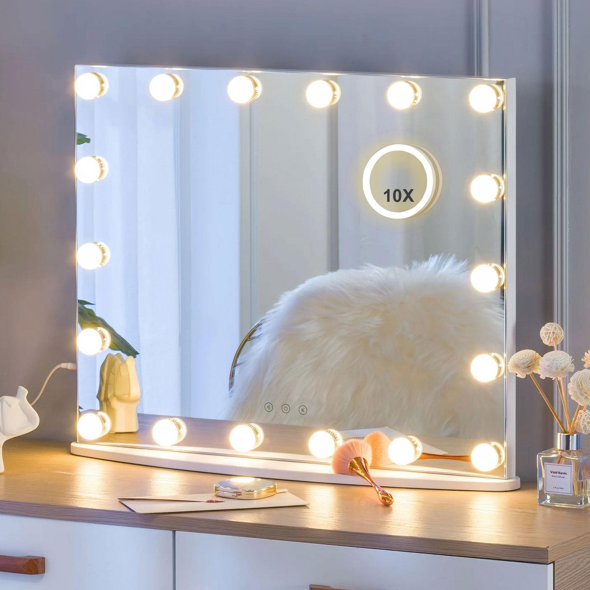 LUXFURNI Flat LED Floor Mirror