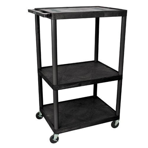 Tuffy Open Shelf Endura Video AV Cart