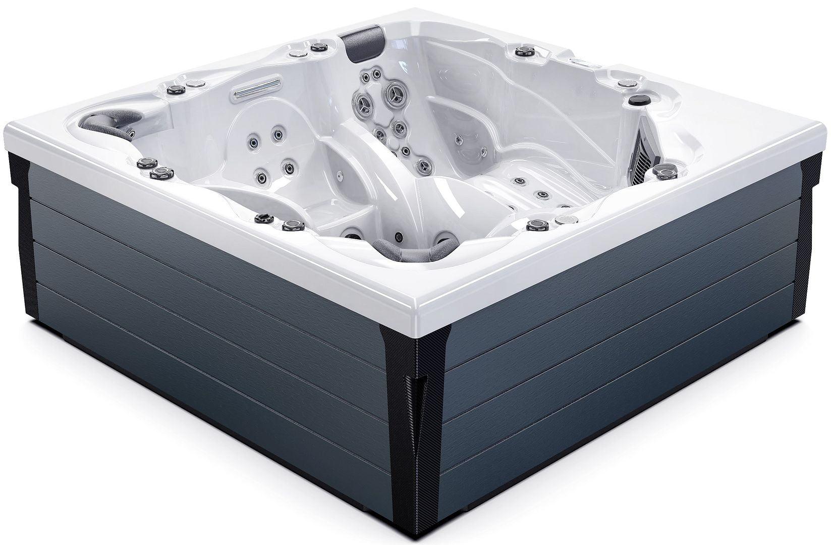 Luxuria Spas Legacy Jet 3-Pump Lounger Hot Tub with Bluetooth Speakers and Ozonator