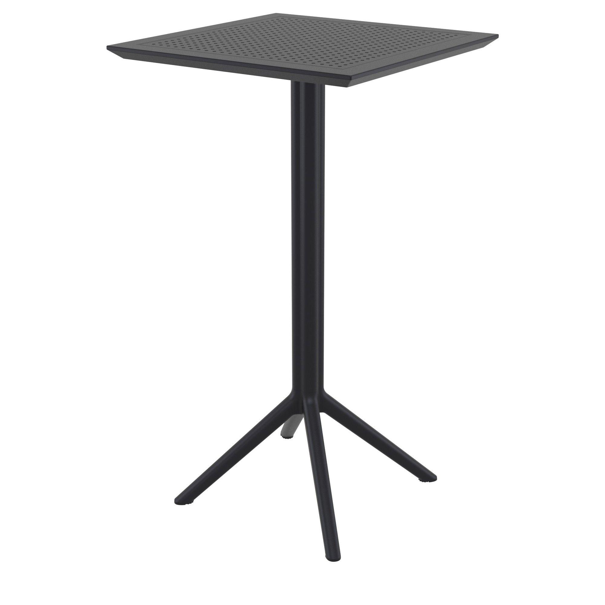 Farrah 23.6'' Plastic / Acrylic Fliptop Outdoor Bar Table