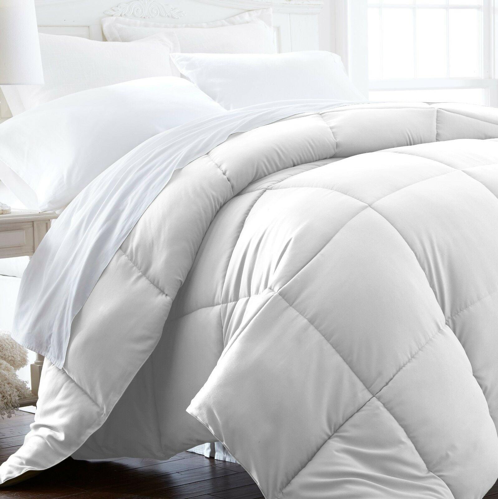 Twin White Down Alternative Microfiber Comforter Set