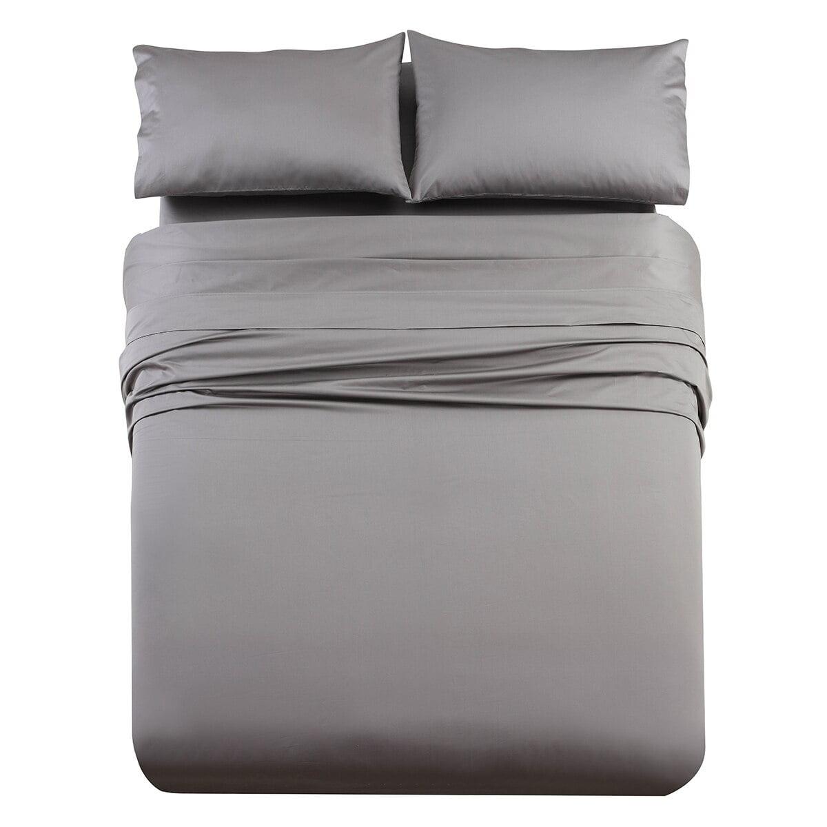 Egyptian Linens Extra Deep Pockets (22 inches) Heavyweight 1000 Thread Count Sheet Set King Gray