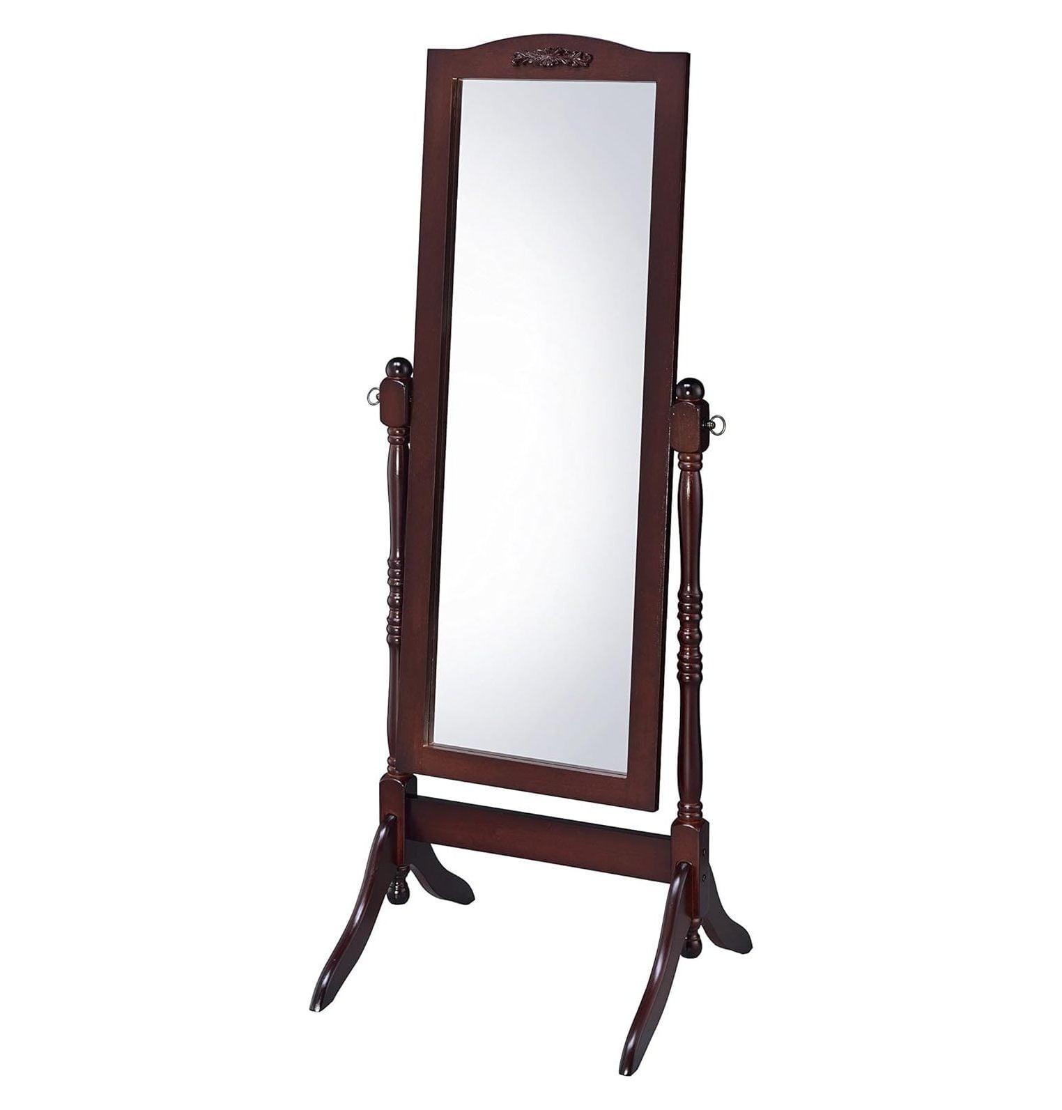 YuraZH Victoria Cheval Mirror, Walnut