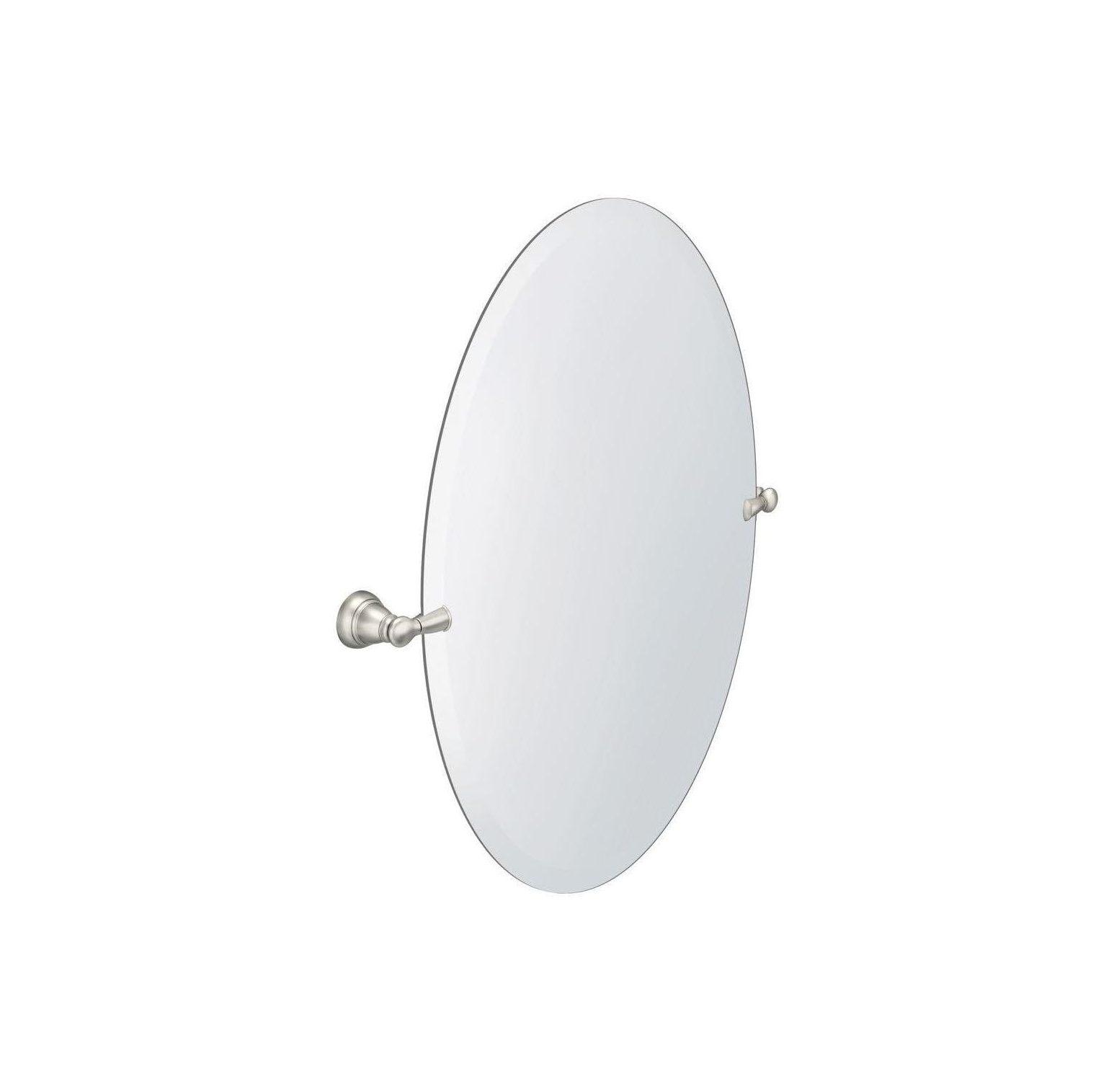 Oval Frameless 26" x 23" Bathroom Vanity Mirror