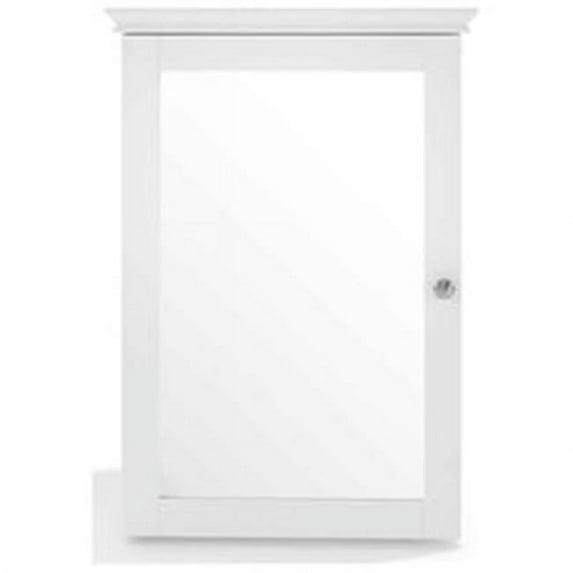 Crosley Lydia Wall Cabinet with Mirror White