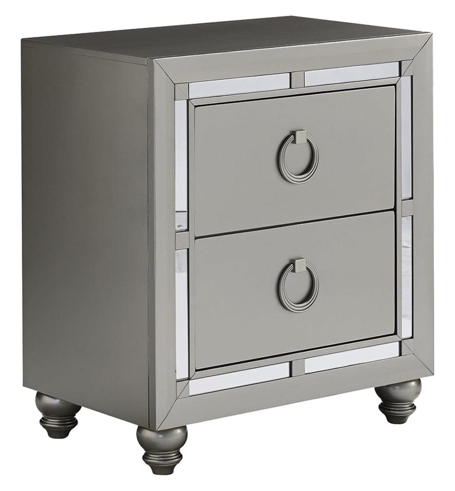 Global Furniture USA Transitional Glam Nightstand