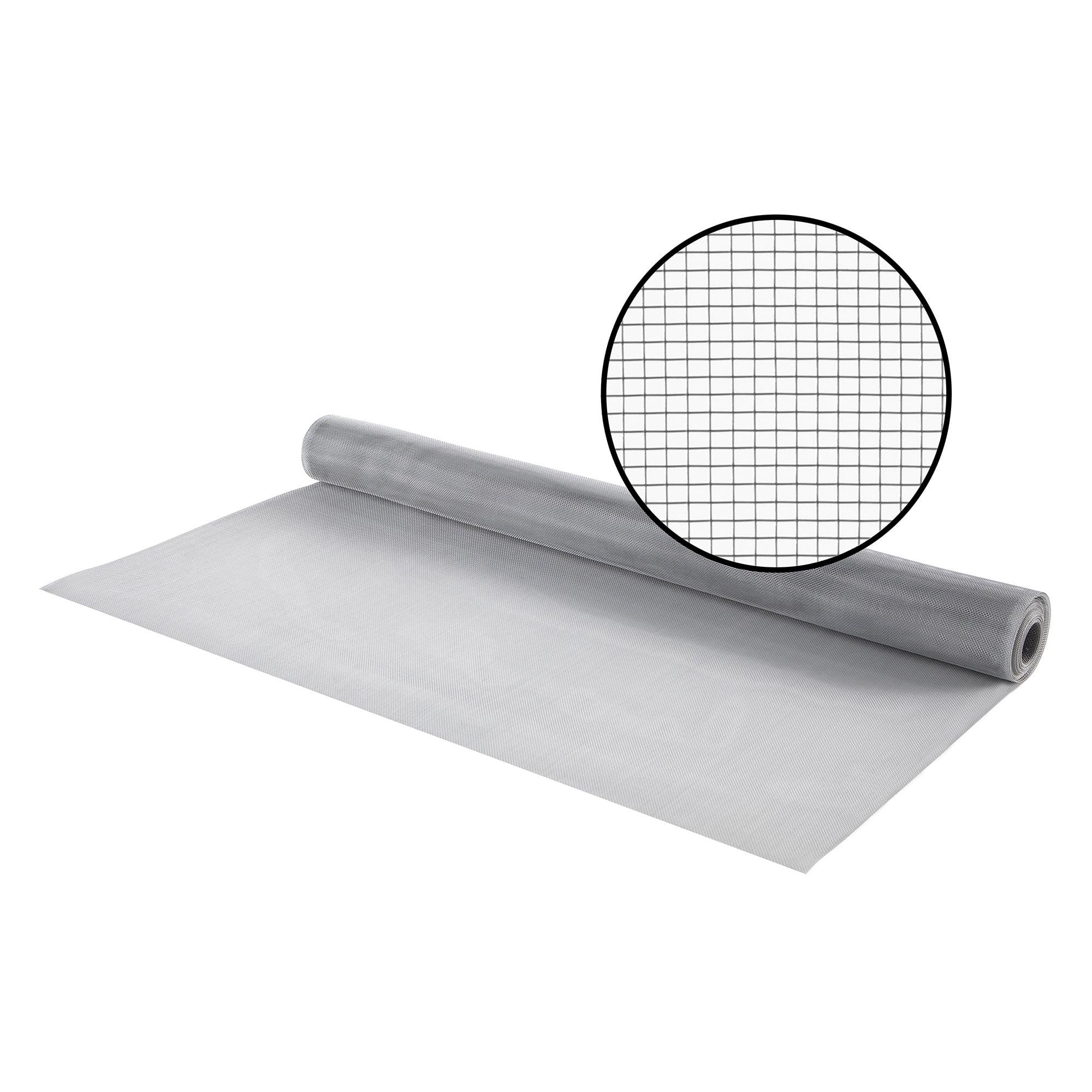 36" x 84" Silver Aluminum Mesh Screen Roll