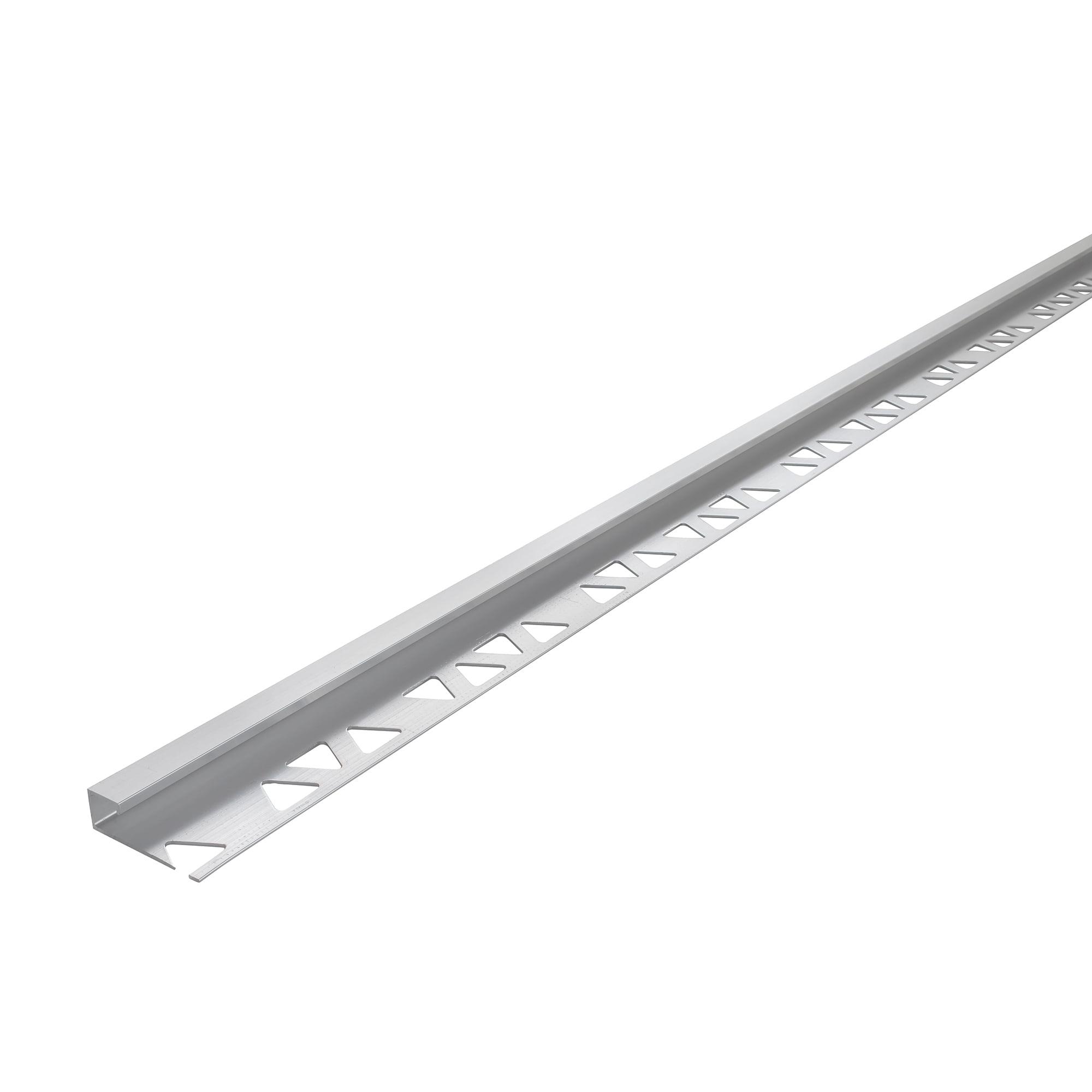 M-D Building Products 31400 3/8 in. x 96 in. Bright Clear Aluminum Bullnose-Square